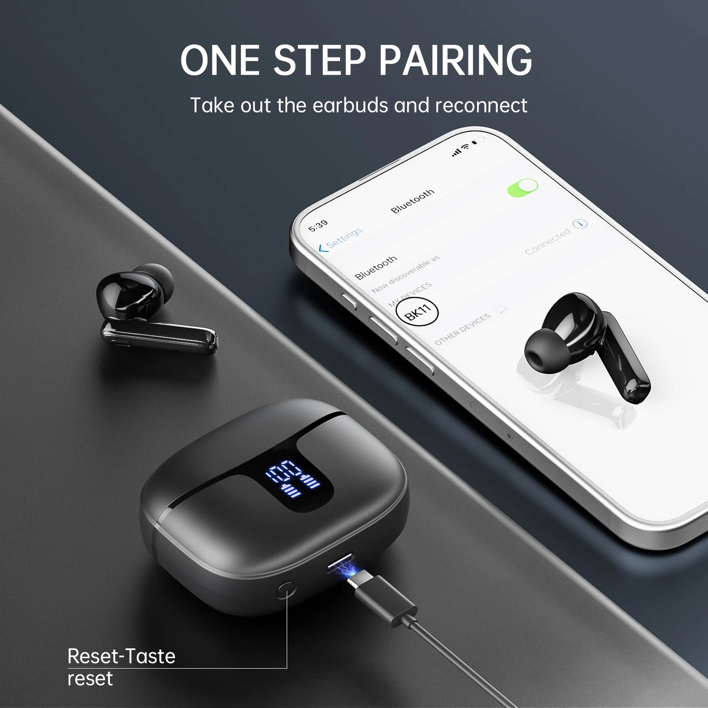 Wireless In-Ear Bluetooth Earbuds