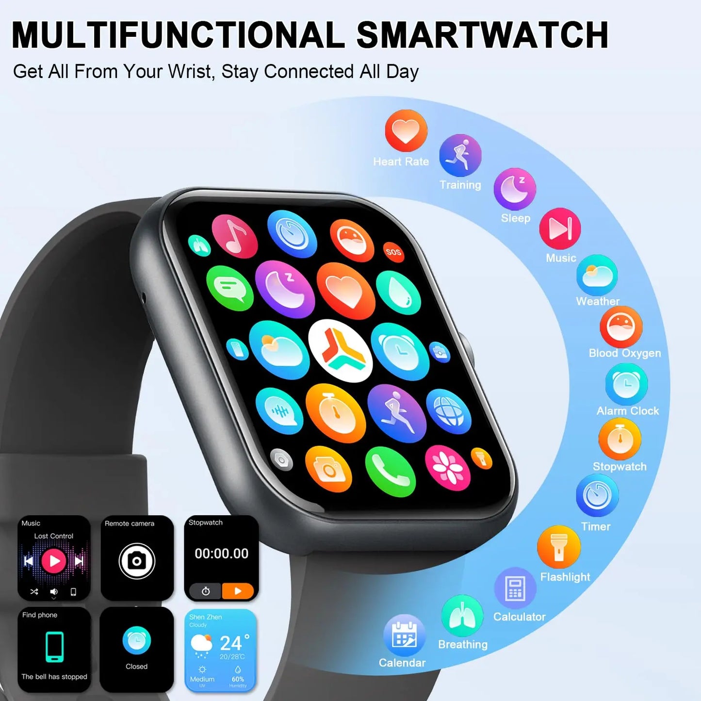 HD Calling Fitness Smart Watch