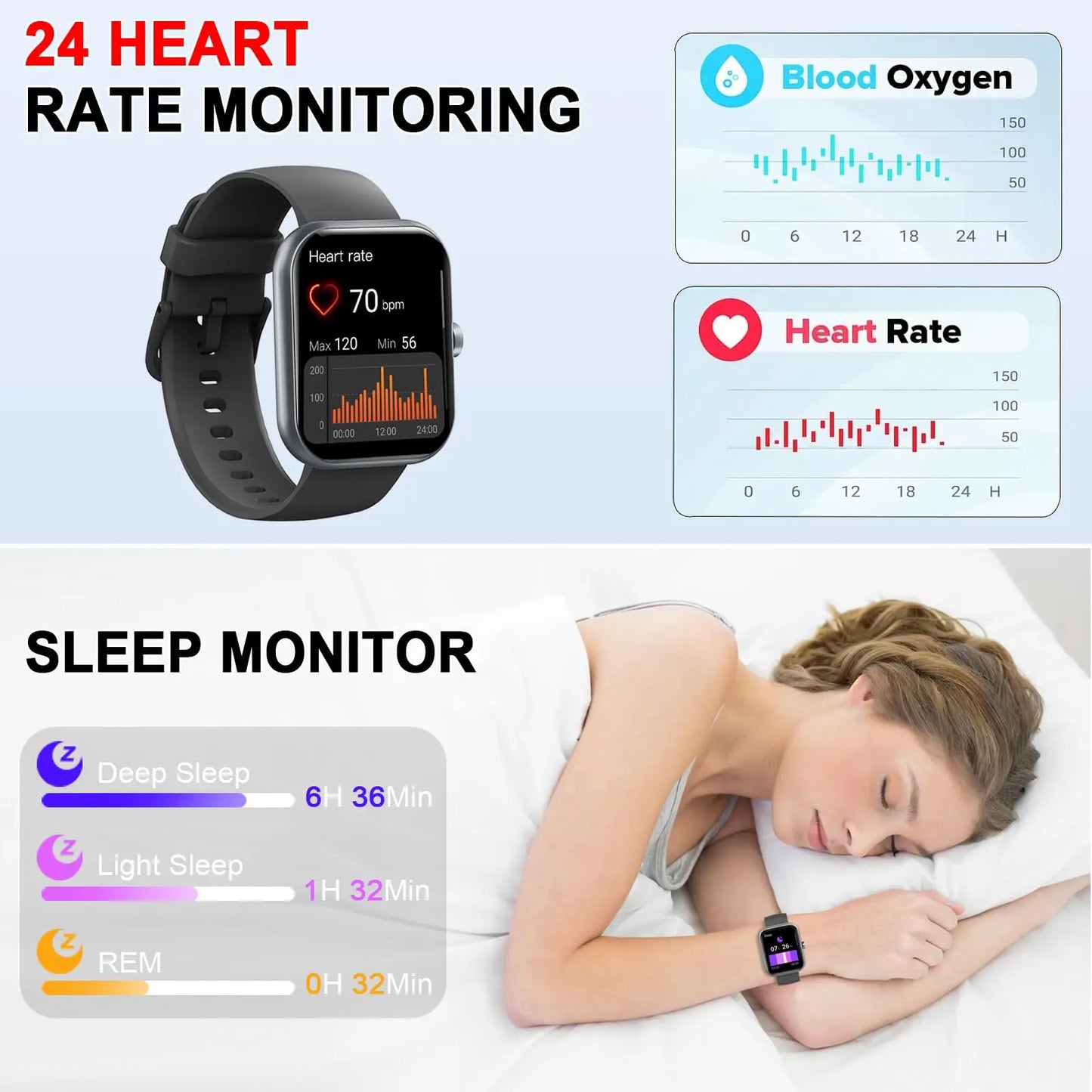 HD Calling Fitness Smart Watch