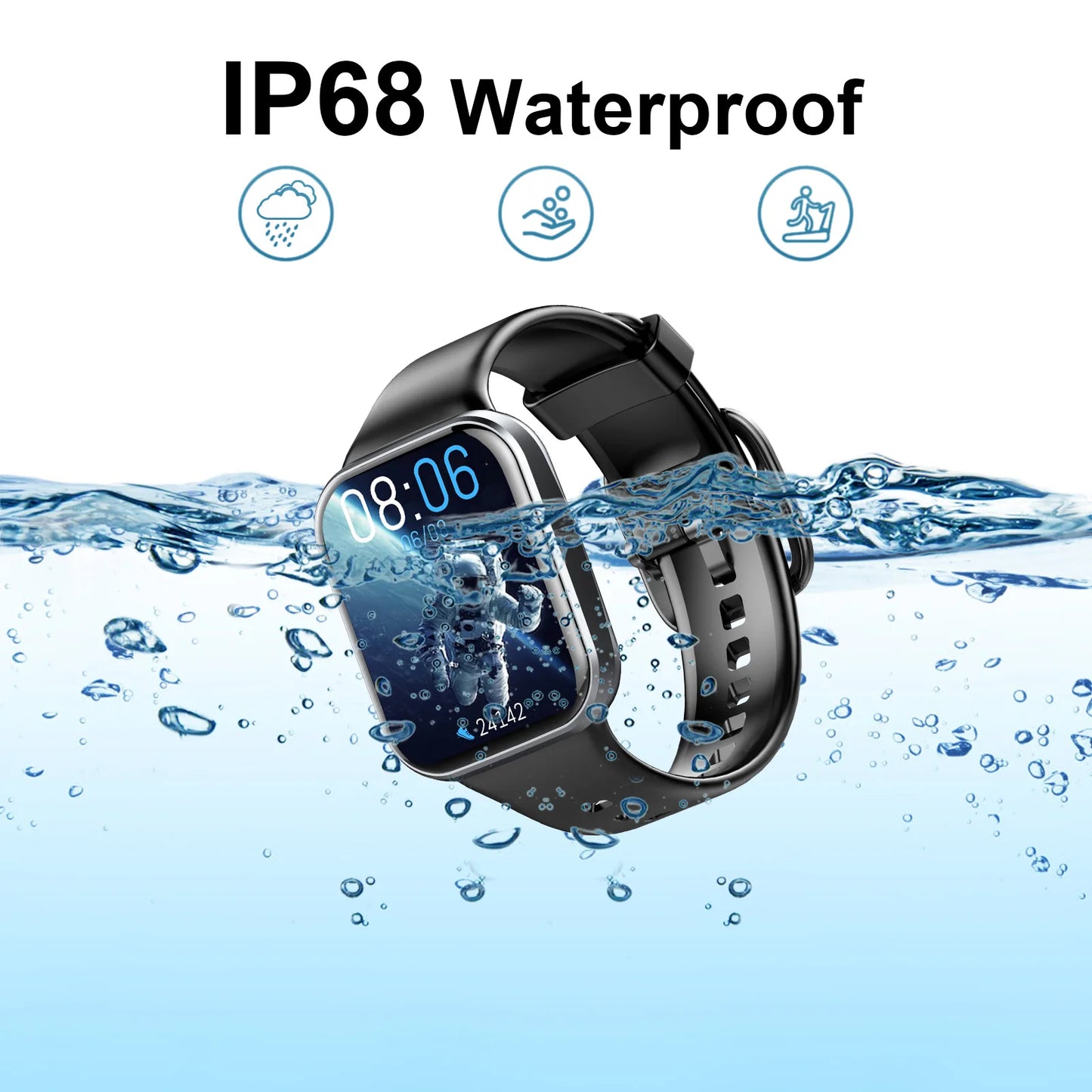 HD Fitness Touch Smart Watch