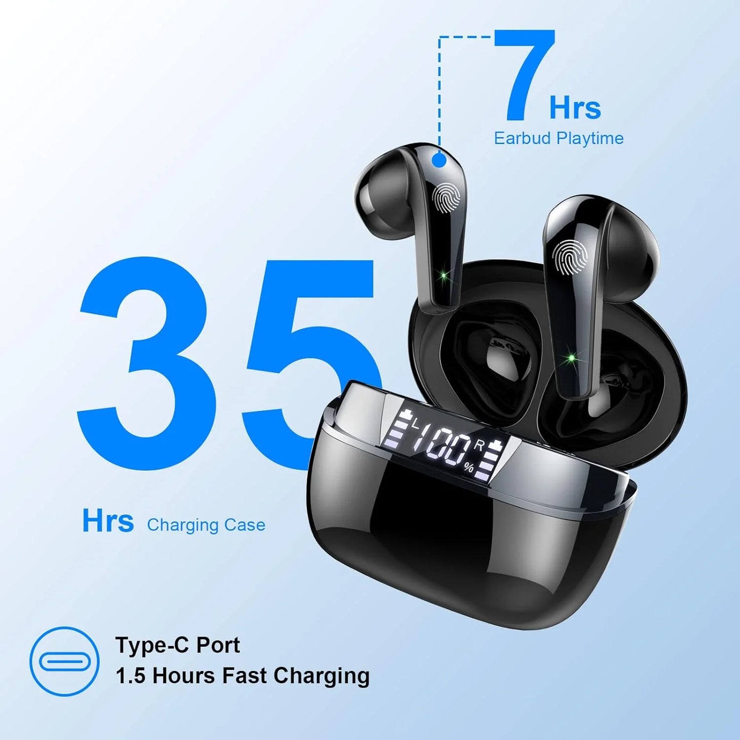 Wireless Stereo Sports Earbuds