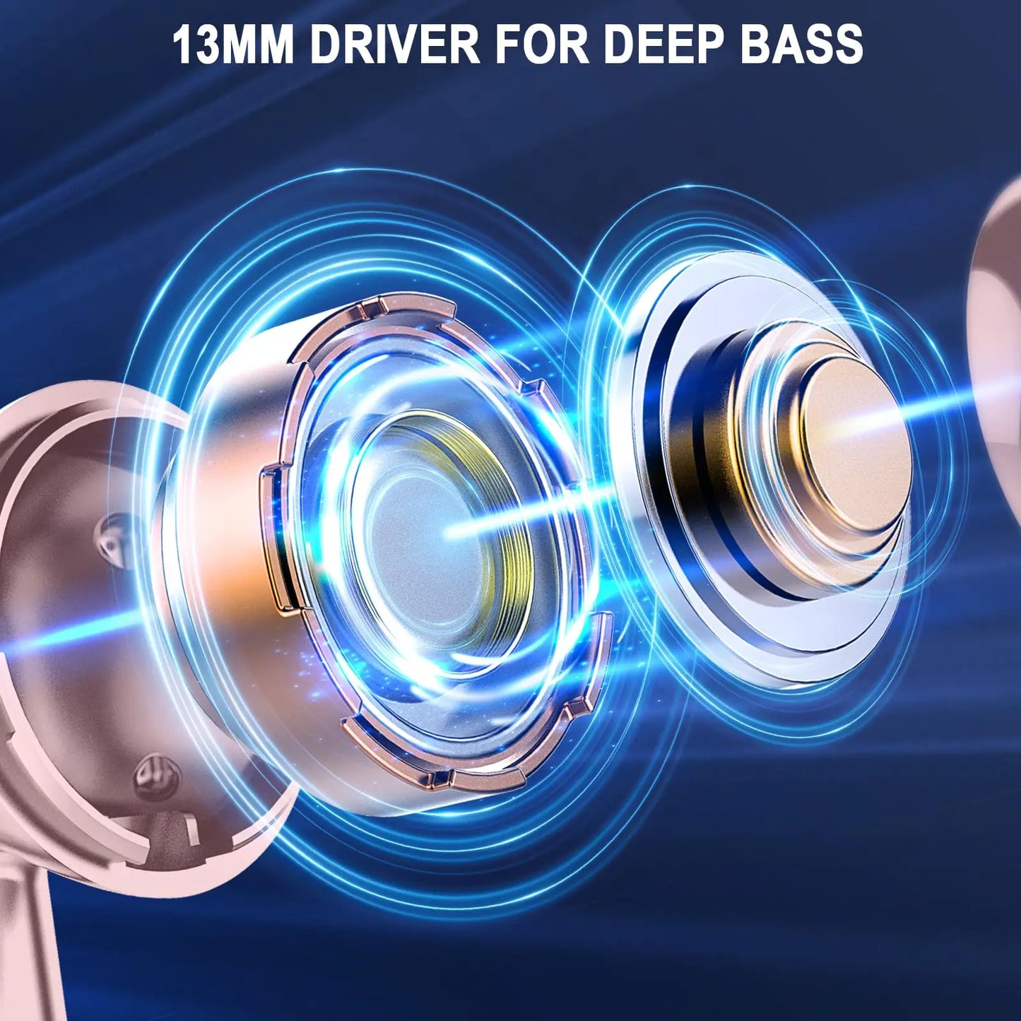 Wireless LED Display In-Ear Earbuds
