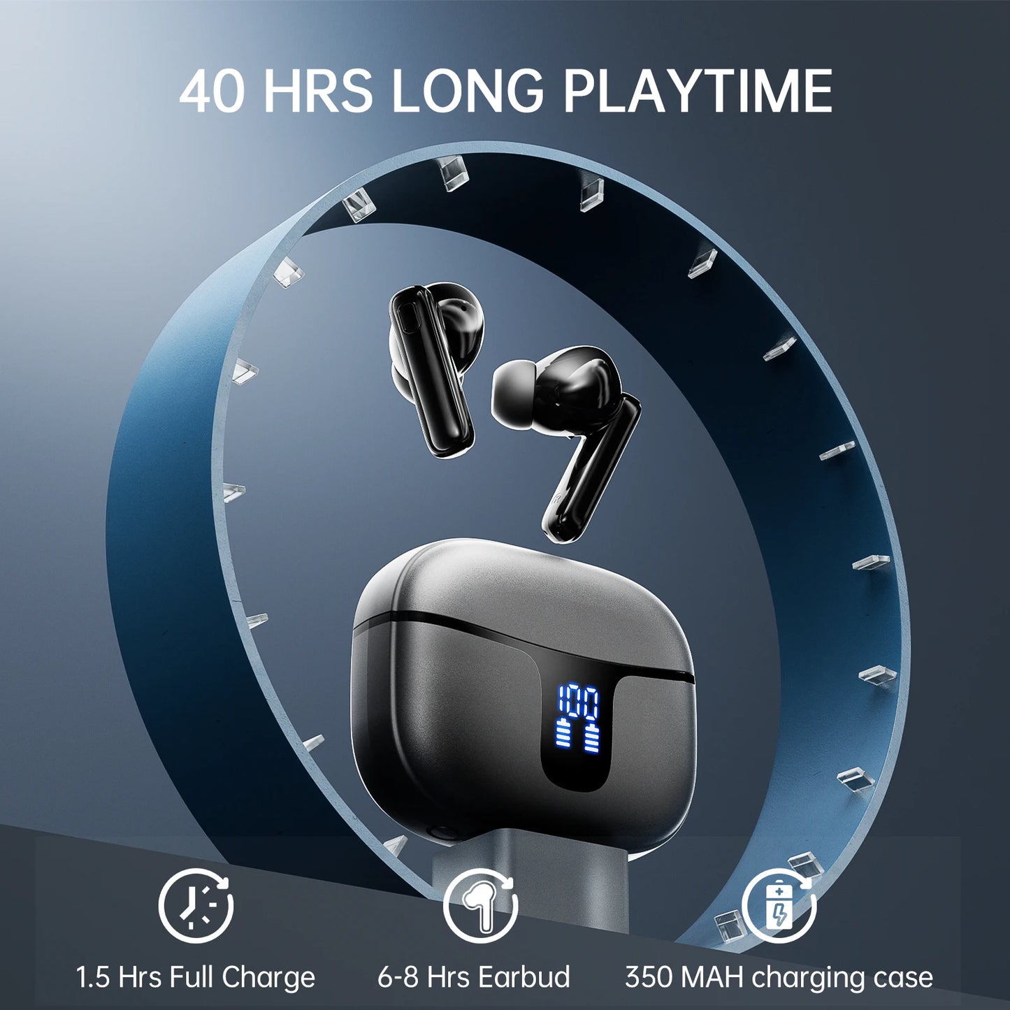 Wireless In-Ear Bluetooth Earbuds