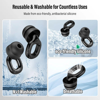 Reusable Noise Cancelling Ear Plugs