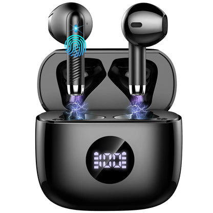 Wireless LED Display In-Ear Earbuds