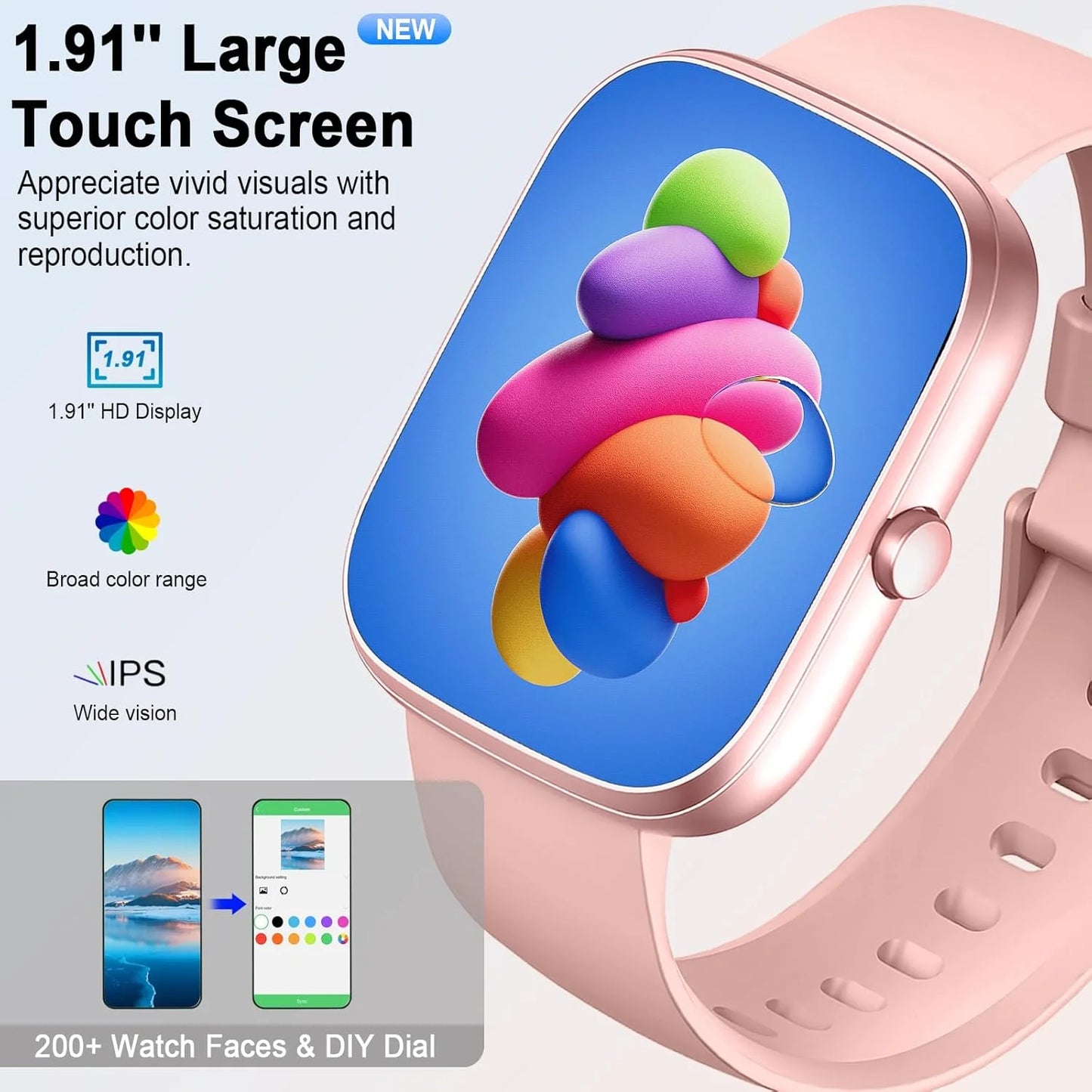 HD Calling Fitness Smart Watch