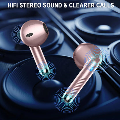 Wireless LED Display In-Ear Earbuds