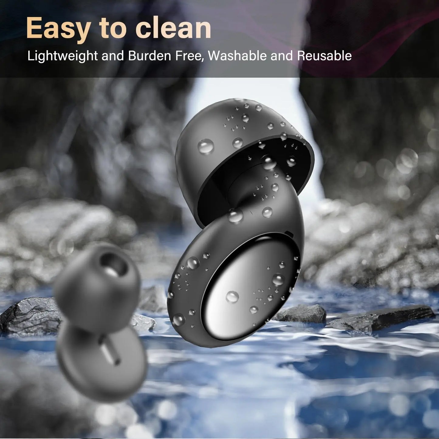 Silicone Noise Reduction Ear Plugs