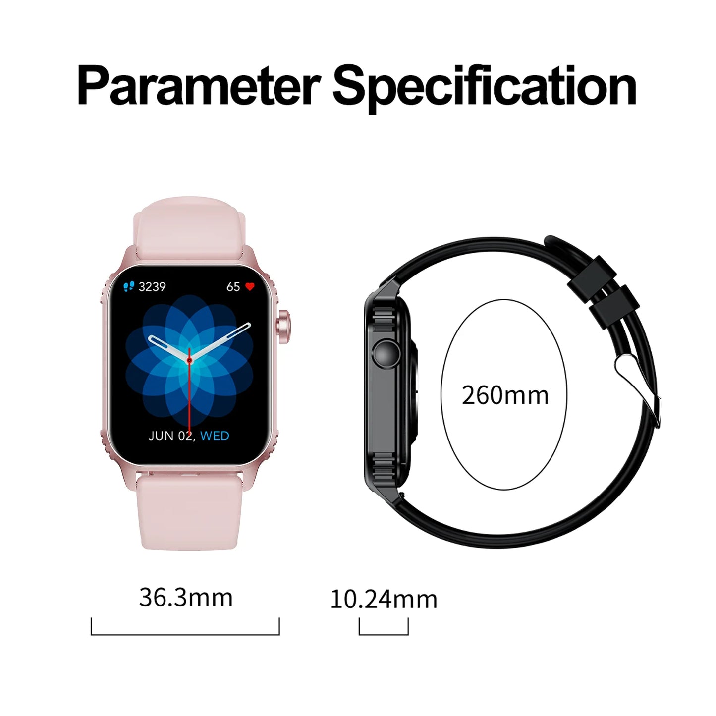 Calling Fitness Touch Smart Watch