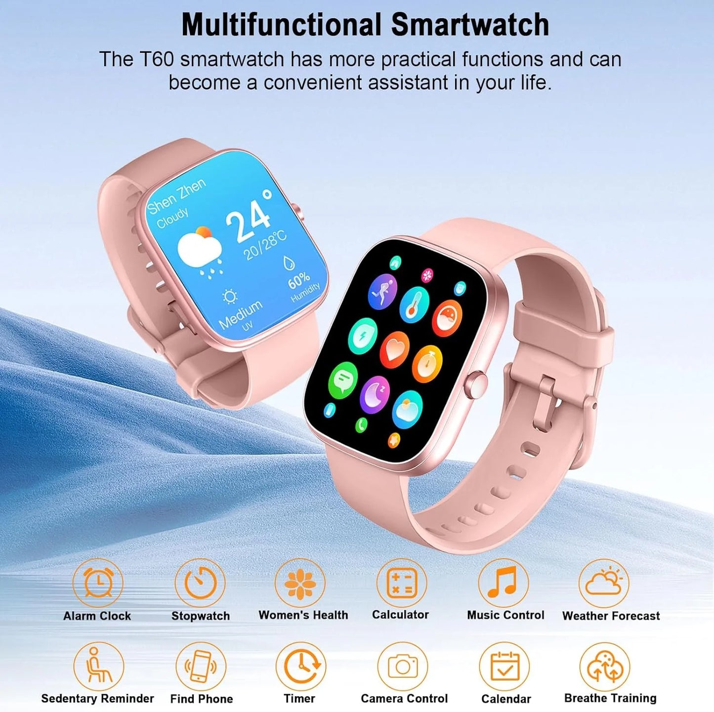 HD Calling Fitness Smart Watch