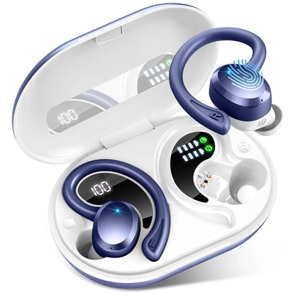 Wireless Earbuds, Bluetooth 5.3 Earbuds Stereo Bass, in-Ear Noise Cancelling Mic, Earphones IP7 Waterproof Sports, 40H Playback.