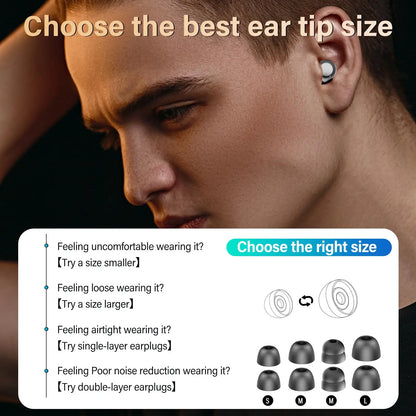 Silicone Noise Reduction Ear Plugs