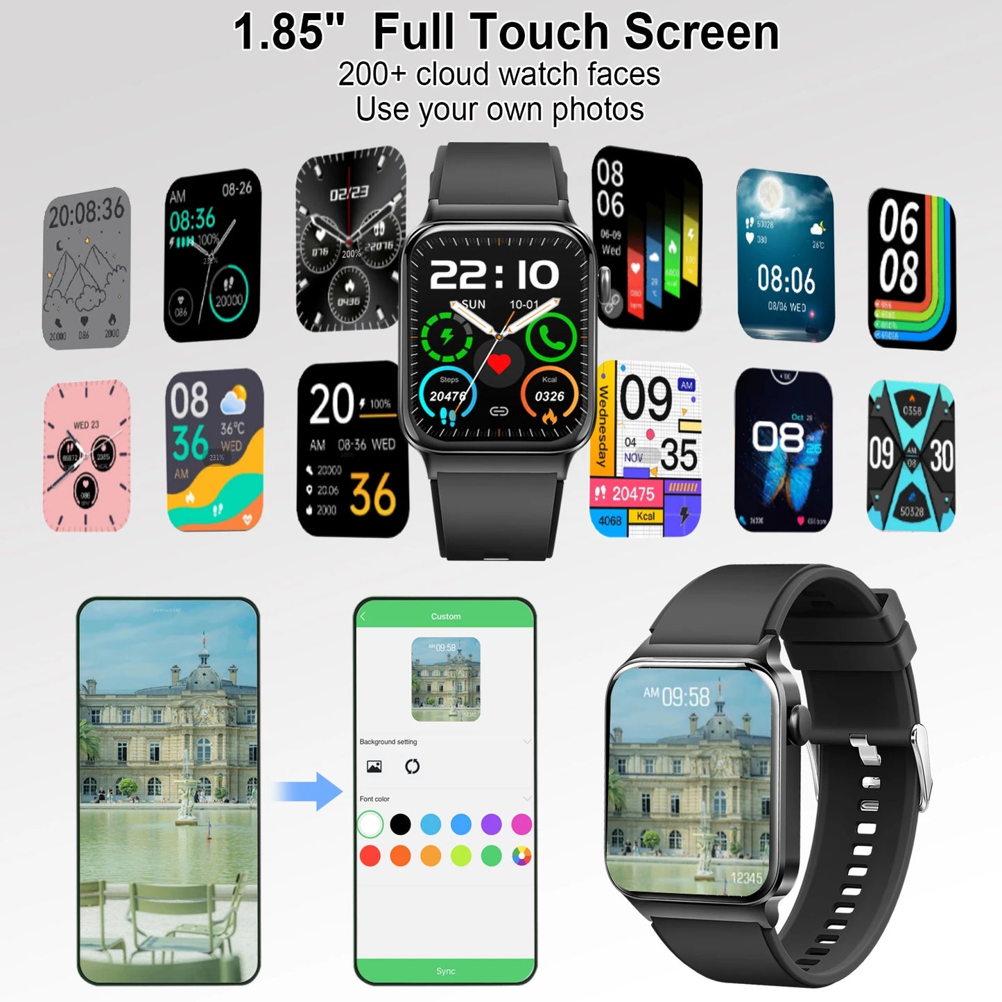 Calling Fitness Touch Smart Watch